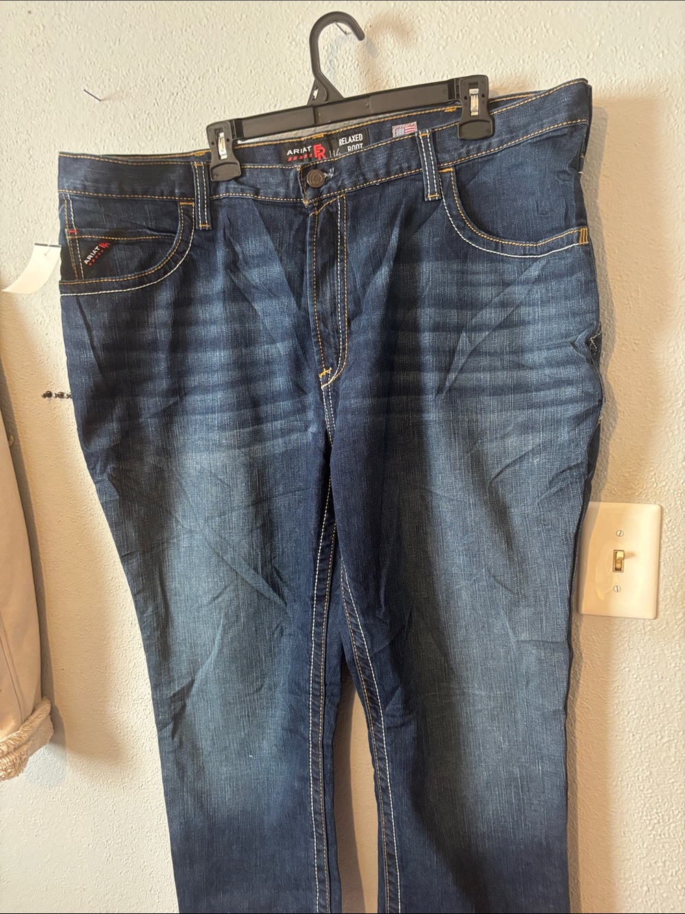 Ariat Men's Relaxed Fit Indigo Wash Jeans